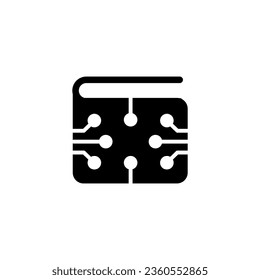 Digital Wallet Icon, Fintech Icon Concept