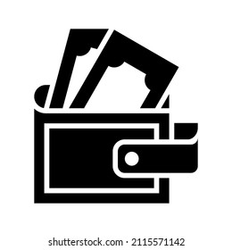 Digital Wallet icon isolated on white background