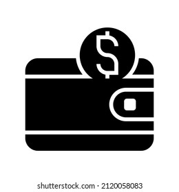 Digital Wallet icon isolated on white background