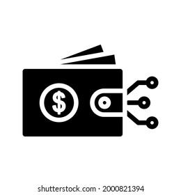 digital wallet icon. pay sign. vector illustration.