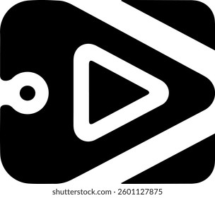 Digital Wallet icon with Play Button.