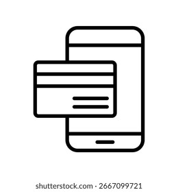 digital wallet icon vector design template simple and clean