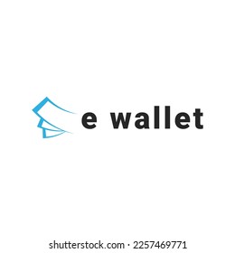 Digital Wallet Logo Template Design Vector, Emblem, Design Concept, Creative Symbol, Icon