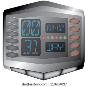 digital watch design