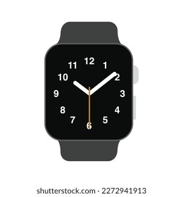 Digital watch emoji vector symbol sign