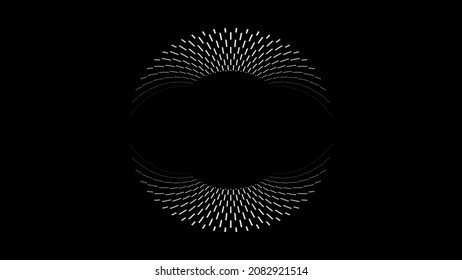 Digital wave rhythm dot curve dynamic abstract vector background