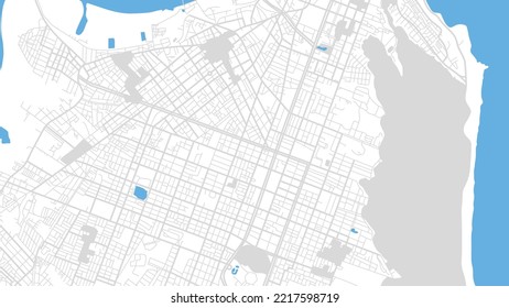 Digital web background of Alecrim. Vector map city which you can scale how you want.