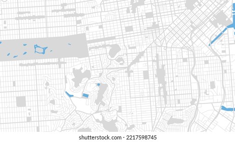 Digital web background of San Francisco. Vector map city which you can scale how you want.