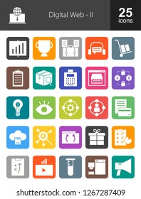 Digital Web Filled Icons