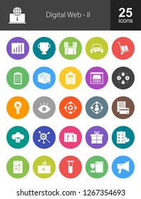 Digital Web Filled Icons