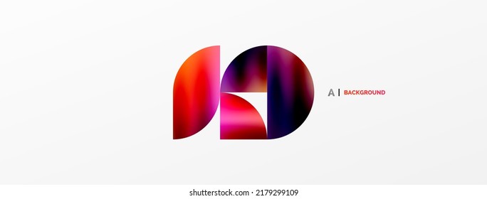 Digital web futuristic template. Circle composition abstract background. Vector Illustration For Wallpaper, Banner, Background, Card, Book Illustration, landing page