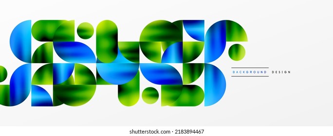 Digital web futuristic template. Circle composition abstract background. Vector Illustration For Wallpaper, Banner, Background, Card, Book Illustration, landing page