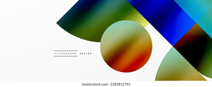Digital web futuristic template. Circle composition abstract background. Vector Illustration For Wallpaper, Banner, Background, Card, Book Illustration, landing page