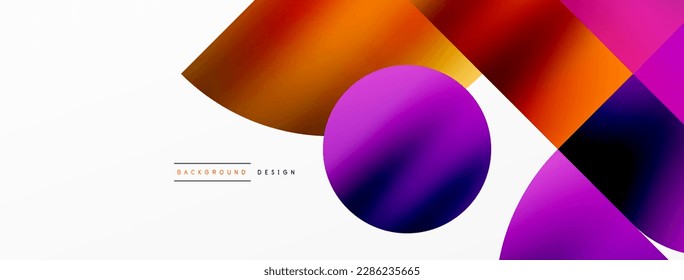 Digital web futuristic template. Circle composition abstract background. Vector Illustration For Wallpaper, Banner, Background, Card, Book Illustration, landing page
