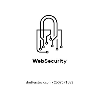 Digital Web Security Lock Circuit Board Protection System