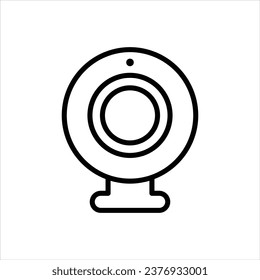 Digital webcam device vector icon