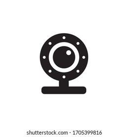 Digital webcam icon design isolated on white background