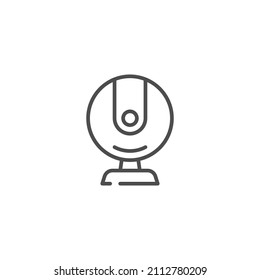 Digital Webcam line icon. linear style sign for mobile concept and web design. webcam video call outline vector icon. Symbol, logo illustration. Pixel perfect vector graphics