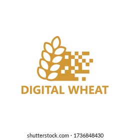 Vorlage für digitale Wheat-Logos