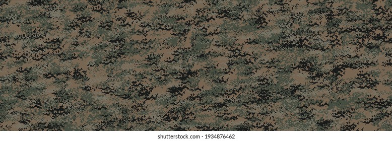 Digital Woodland Camouflage (Marine Corps), Highly sophisticated camouflage pattern to destroy visibility from digital devices, Strategy for hiding from detection and assault clearance.