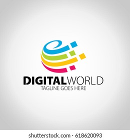 Digital Word Logo