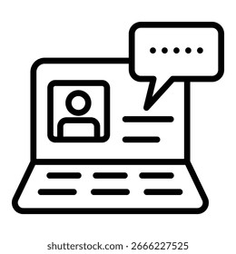 Digital Workplace Icon Line Style For Various Design Purposes