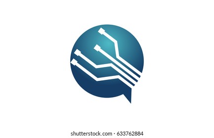 Digital World and Electrical Connections Communication