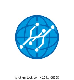 Digital World Logo Icon Design