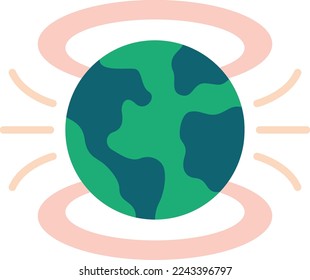 Digital world technology icon illustration