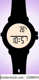 digital wristwatch	