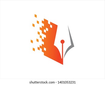 Digital Write Logo Template, Icon, Symbol