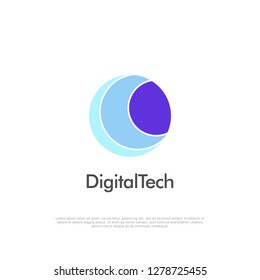 digital/global logo design template. creative sign. Universal vector icon. - Vector