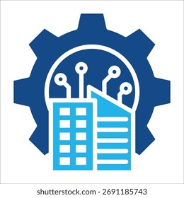 Digitalisierungs-Icon-Element für Design