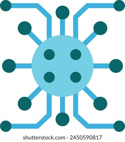 Digitalization Vector Flat Icon Design Vector Flat Icon Design