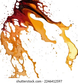 A digitally created marbled texture resembling dripping alcohol ink, with orange brown coloring.
