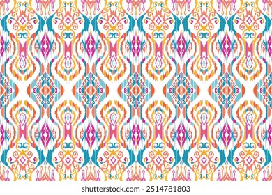 Digitally created motif of floral patterns and geometric shapes."This content was created using vector drawing tools and software, not generated by AI"