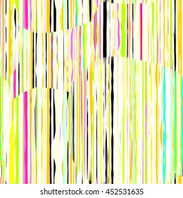 Digitally created seamless colorful texture with grungy linear pattern. Abstract background for use in web projects and printed media. Grungy tile, design element for wallpapers and wrapping papers.