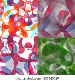 Digitally created seamless colorful texture. Abstract background for use in web projects and printed media. Grungy tile, design element for wallpapers and wrapping papers.