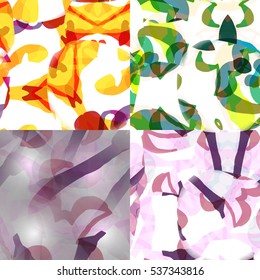 Digitally created seamless colorful texture. Abstract background for use in web projects and printed media. Grungy tile, design element for wallpapers and wrapping papers.