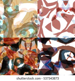 Digitally created seamless colorful texture. Abstract background for use in web projects and printed media. Grungy tile, design element for wallpapers and wrapping papers.