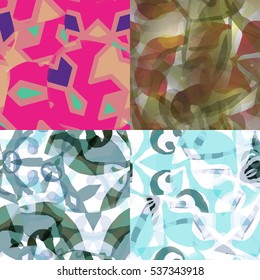 Digitally created seamless colorful texture. Abstract background for use in web projects and printed media. Grungy tile, design element for wallpapers and wrapping papers.
