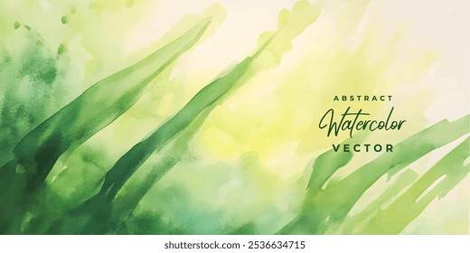 A digitally created watercolor background with green and yellow hues, featuring soft, flowing brushstrokes and a light, airy aesthetic.