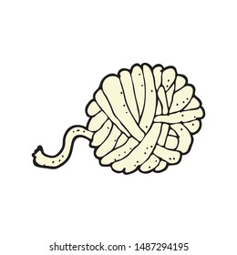 digitally drawn illustration wool yarn design. hand drawing style