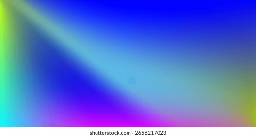 Um gradiente abstrato gerado digitalmente com matizes vívidos em transição de azul para roxo com acentos amarelos. Perfeito para planos de fundo, apresentações ou projetos digitais criativos 