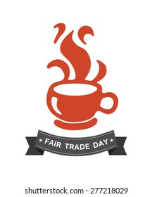 digital generierter Fair-Trade-Tag-Vektorgrafik