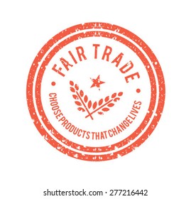Digitally generated Fair Trade vector