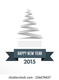 Digitally generated Happy new year 2015 vector 