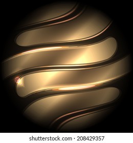 digitally generated image of blue light and stripes moving fast over black background vector