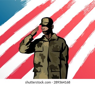 Digitally generated Independence day concept vector