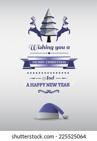 Vector de navidad digital con ilustraciones lindas 
